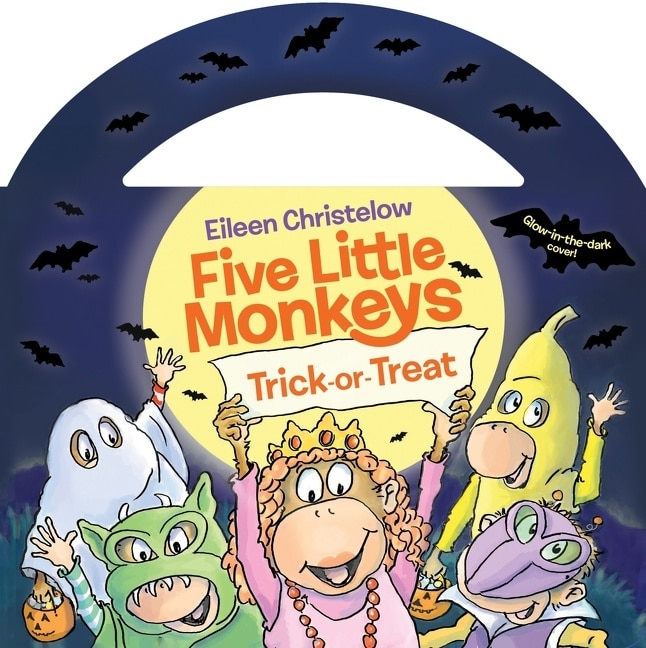 Couverture_Five Little Monkeys Trick-or-treat Glow-in-the-dark Edition