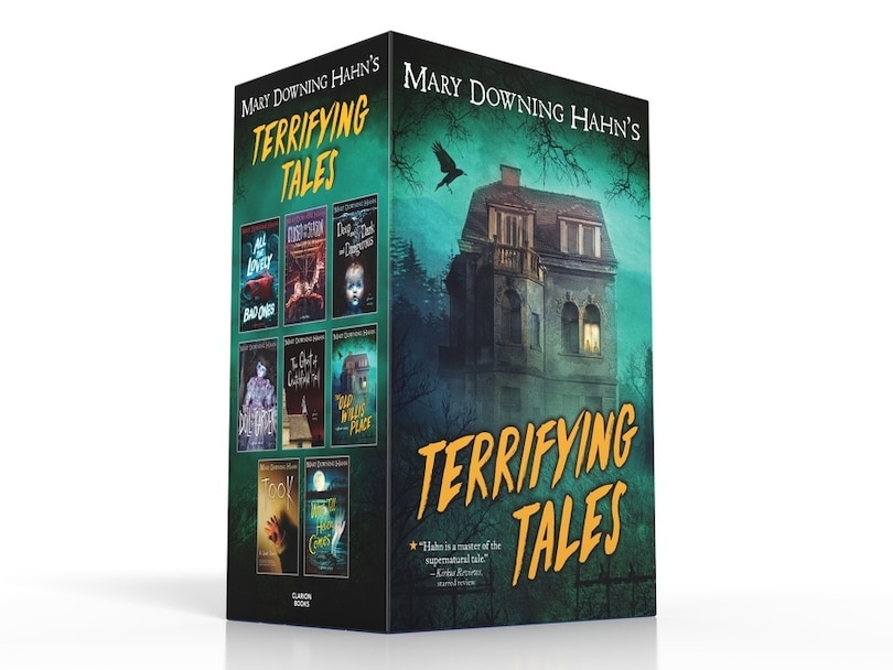 Front cover_Terrifying Tales 8-book Mary Downing Hahn Box Set