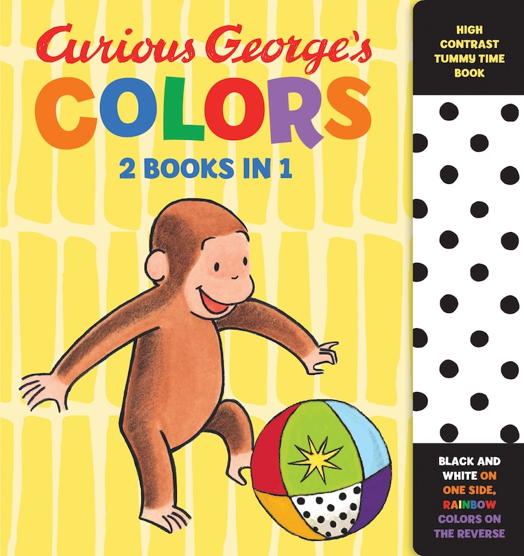 Couverture_Curious George's Colors: High Contrast Tummy Time Book