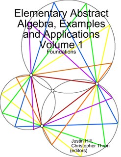 Front cover_Elementary Abstract Algebra, Examples and Applications Volume 1