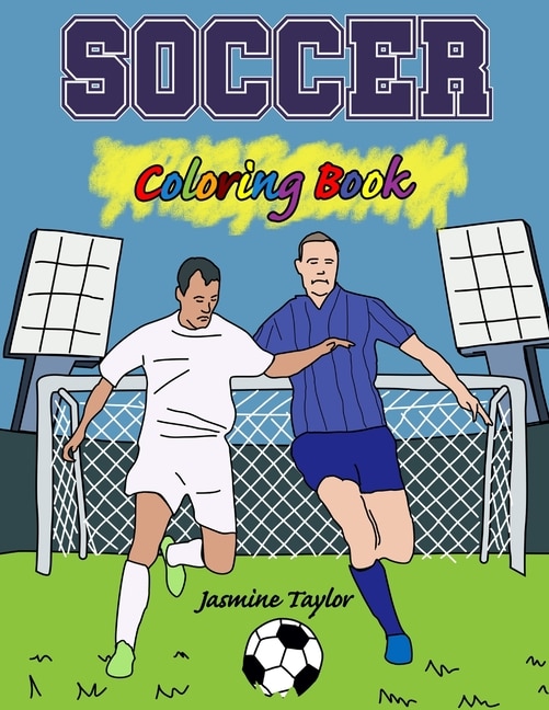 Front cover_Soccer Coloring Book