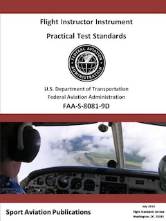 Couverture_Flight Instructor Instrument Practical Test Standards - Airplane and Helicopter