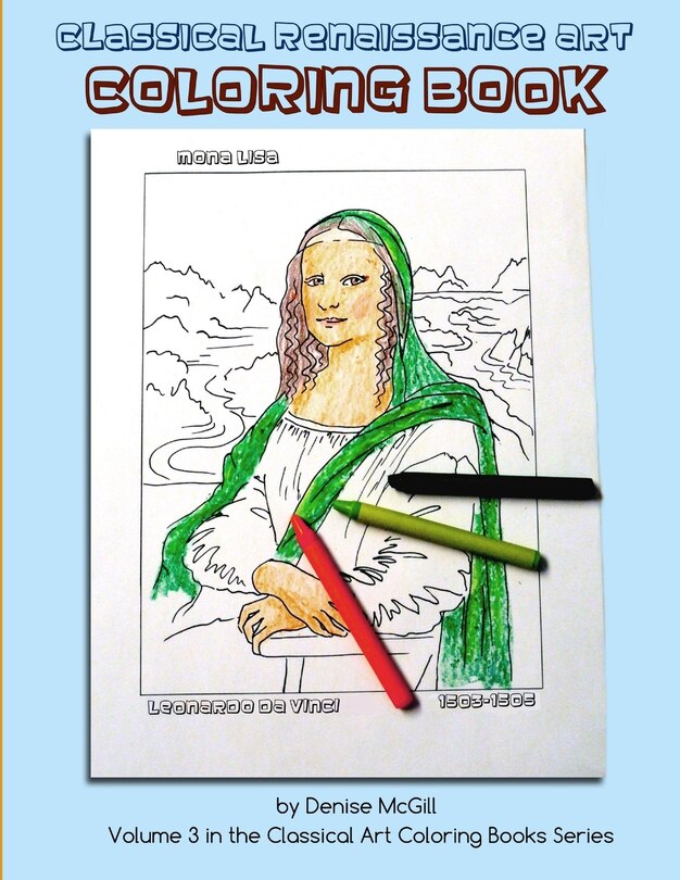 Front cover_Classical Renaissance Art Coloring Book