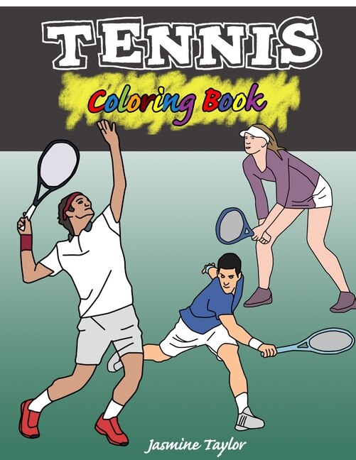 Couverture_Tennis Coloring Book
