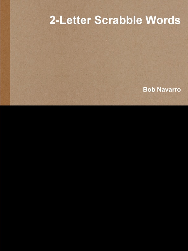 Front cover_2-Letter Scrabble Words