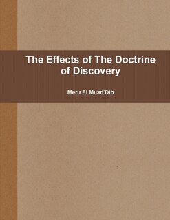 Couverture_The Effects of The Doctrine of Discovery