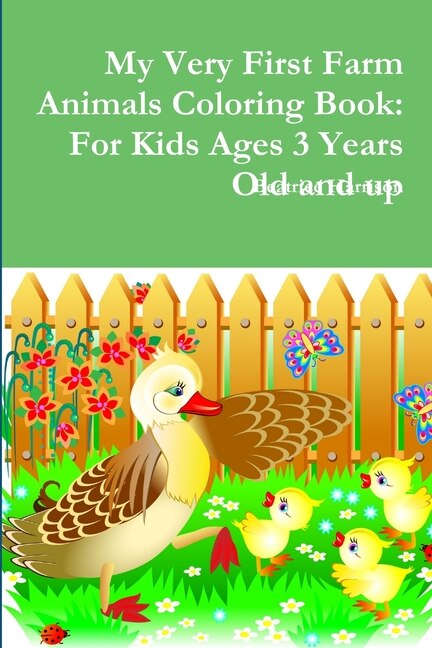 Front cover_My Very First Farm Animals Coloring Book