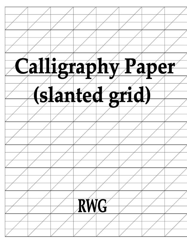 Couverture_Calligraphy Paper (slanted grid)
