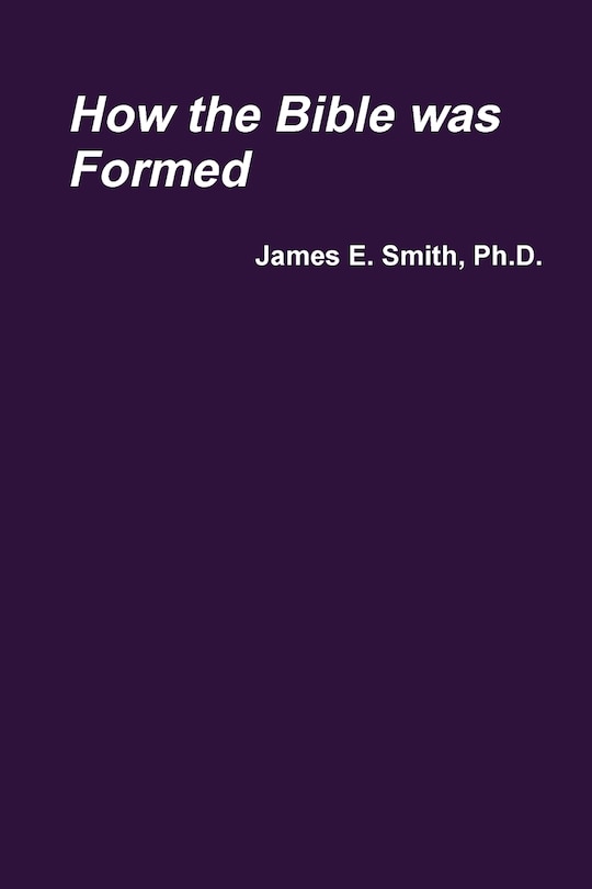 Front cover_How the Bible was Formed