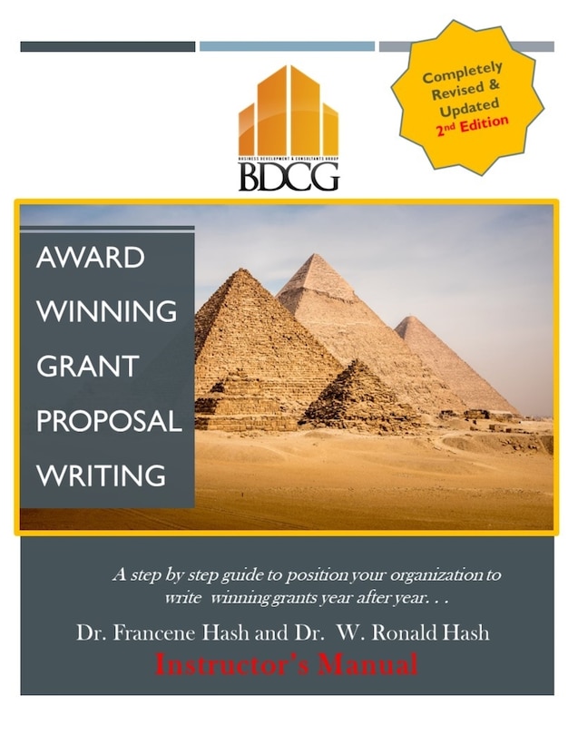 Couverture_Instructor's Award Winning Proposal Grant Writing Manual
