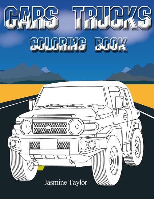 Front cover_Cars Trucks Coloring Book