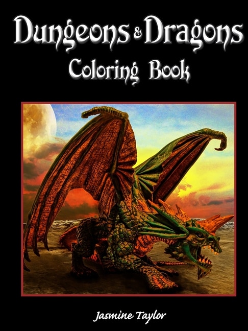 Front cover_Dungeons & Dragons Coloring Book
