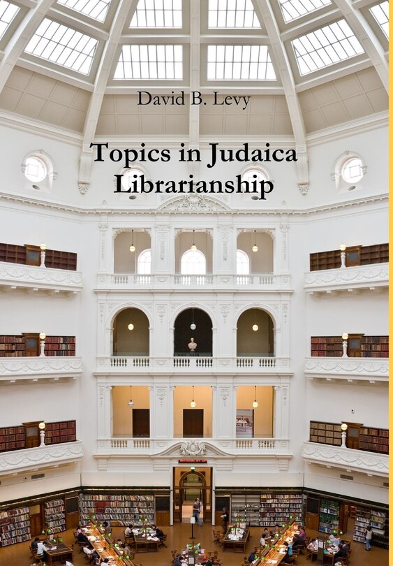 Front cover_Topics in Judaica Librarianship
