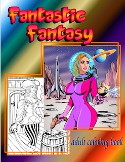 Front cover_Fantastic Fantasy adult coloring book