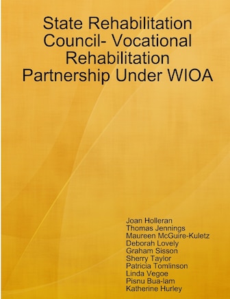 State Rehabilitation Council- Vocational Rehabilitation Partnership Under WIOA