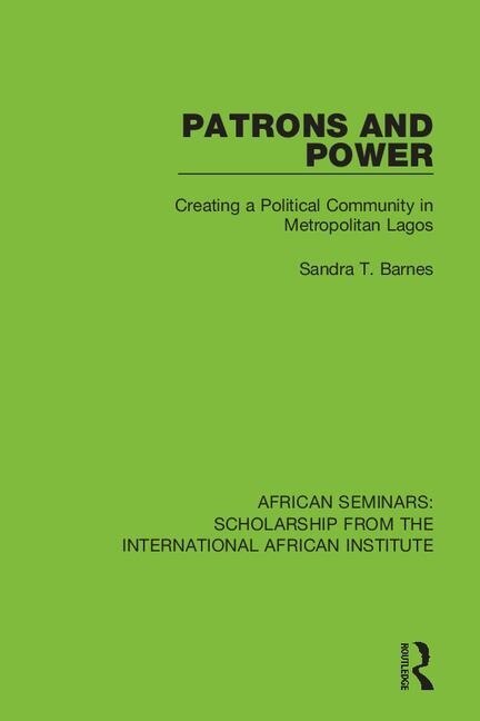 Couverture_Patrons And Power