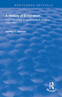 Front cover_Emigration from the United Kingdom to North America, 1763 - 1912