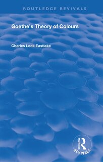 Couverture_Goethe's Theory Of Colours