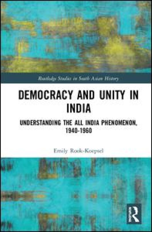 Front cover_Democracy And Unity In India