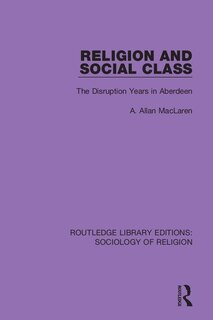 Front cover_Religion And Social Class