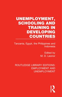 Front cover_Unemployment, Schooling And Training In Developing Countries
