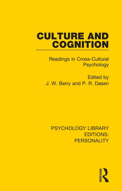 Couverture_Culture And Cognition