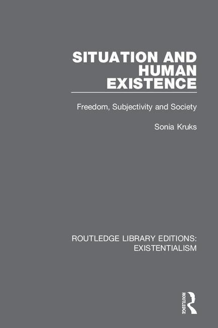 Front cover_Situation And Human Existence