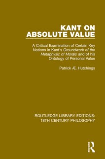Front cover_Kant on Absolute Value