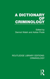 Couverture_A Dictionary Of Criminology