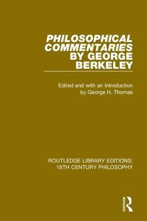 Couverture_Philosophical Commentaries by George Berkeley