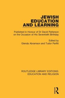 Front cover_Jewish Education and Learning