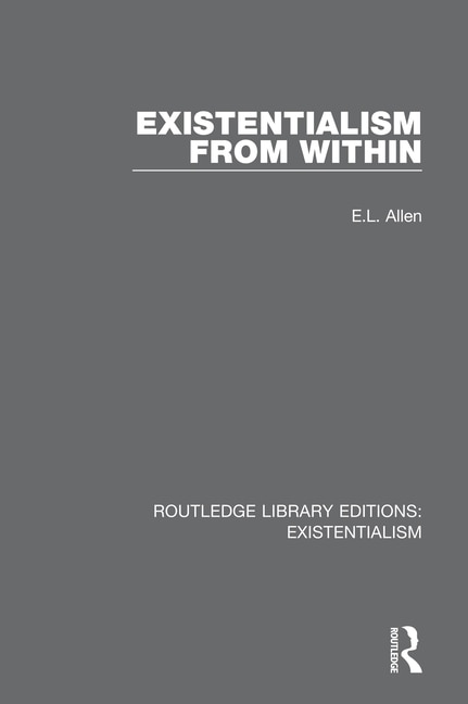 Couverture_Existentialism From Within