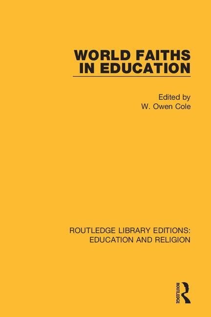 Front cover_World Faiths In Education