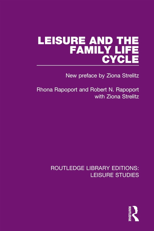 Front cover_Leisure And The Family Life Cycle