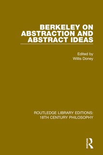 Front cover_Berkeley On Abstraction And Abstract Ideas