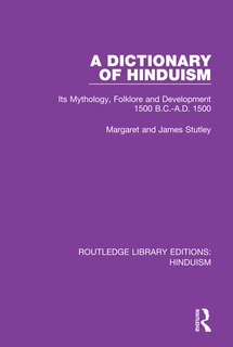 Front cover_A Dictionary Of Hinduism