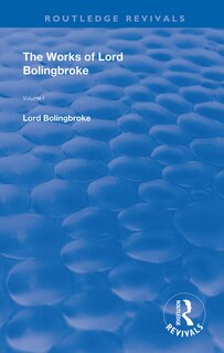 Front cover_Works of Lord Bolingbroke
