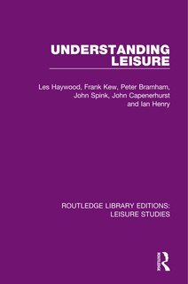 Front cover_Understanding Leisure