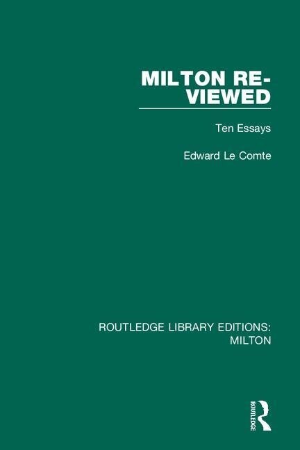 Front cover_Milton Re-viewed