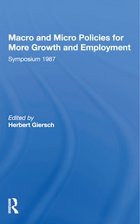 Couverture_Macro And Micro Policies For More Growth And Employment