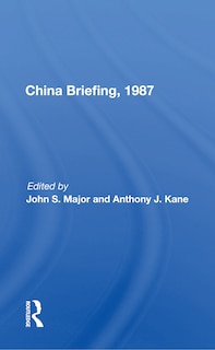 Front cover_China Briefing, 1987