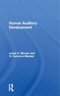 Couverture_Human Auditory Development