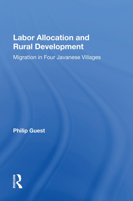 Front cover_Labor Allocation And Rural Development