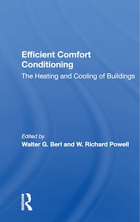 Front cover_Efficient Comfort Conditioning