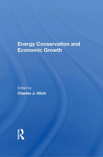 Couverture_Energy Conservation And Economic Growth