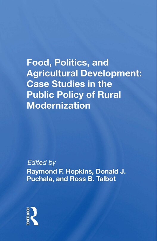 Couverture_Food, Politics, And Agricultural Development