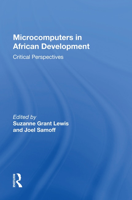 Front cover_Microcomputers In African Development