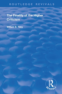 Couverture_The Finality of the Higher Criticism