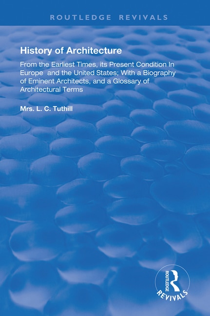 Front cover_History of Architecture From the Earliest Times
