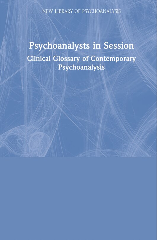 Front cover_Psychoanalysts In Session